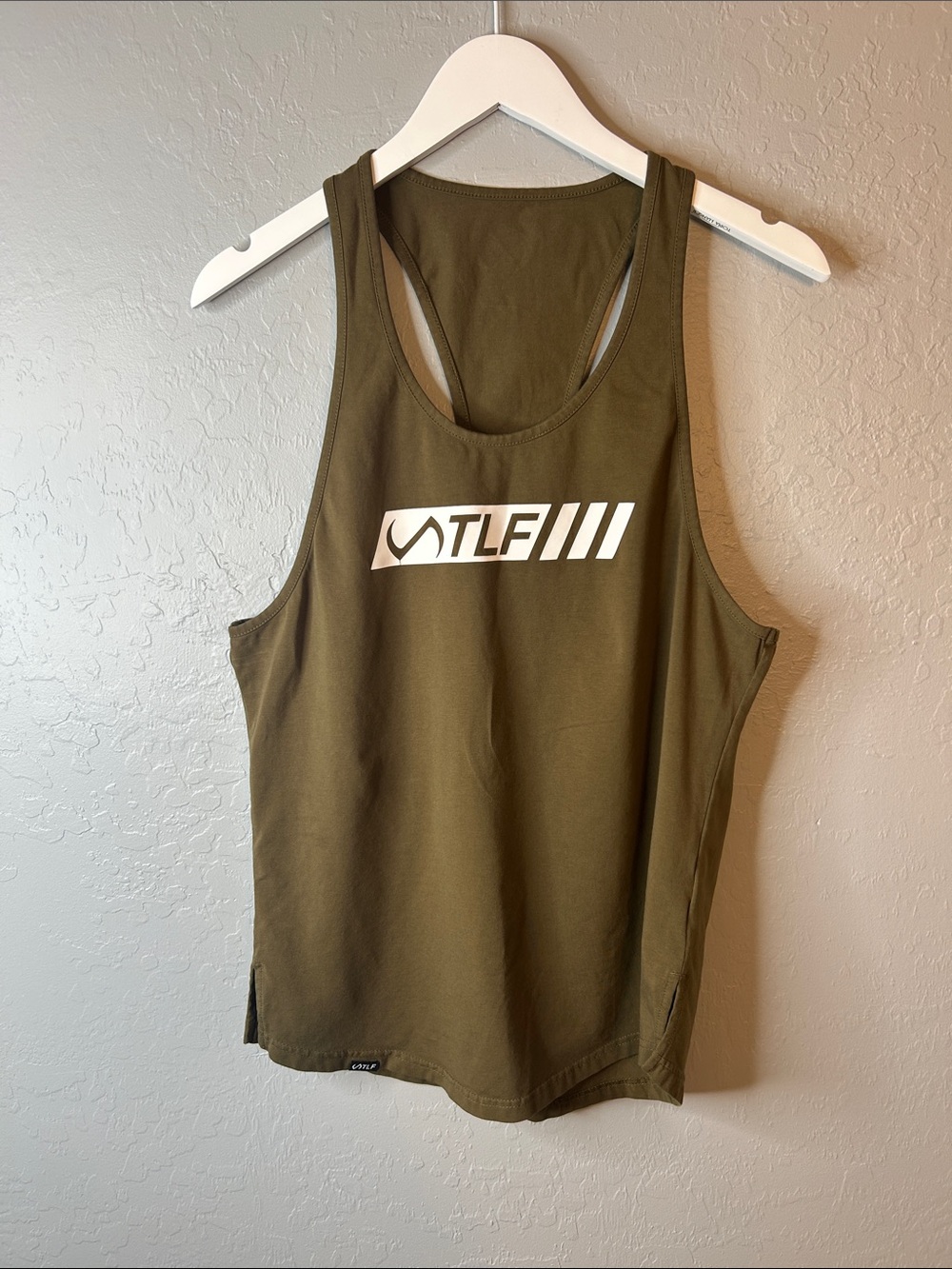 TLF (Take Life Further) Olive Green Muscle Tank - Men’s Medium